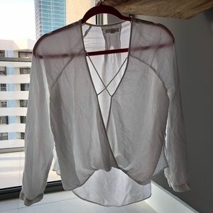 Urban Outfitters Surplice Cross Top!